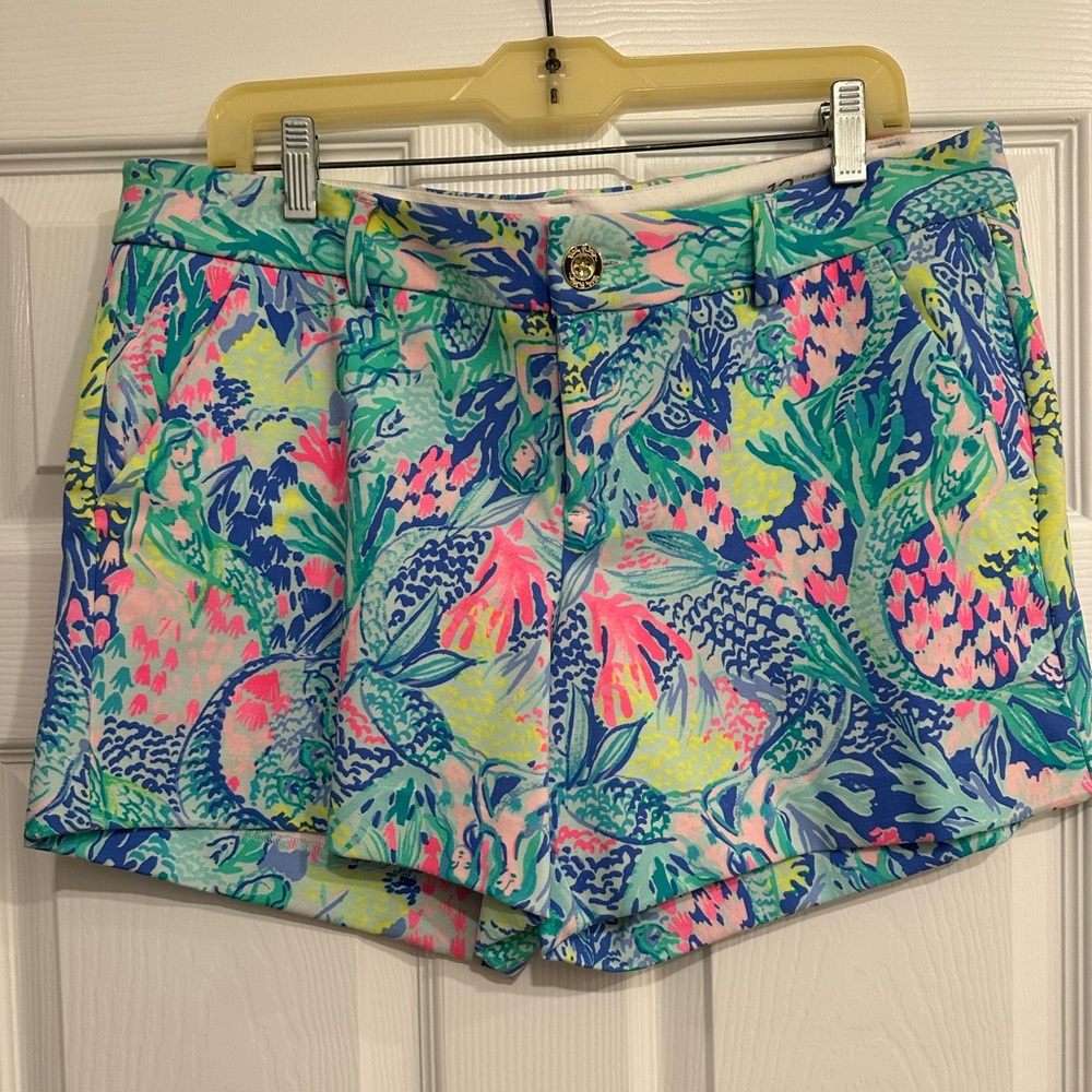 Lilly Pulitzer Multicolor Tropical Print Women Shorts